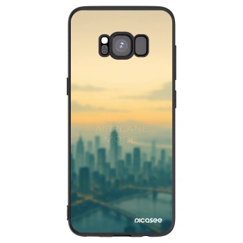 Picasee silikónový čierny obal pre Samsung Galaxy S8 G950F - Airplane mode