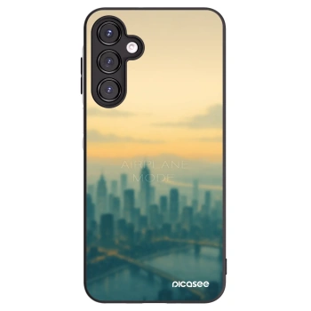 Picasee silikónový čierny obal pre Samsung Galaxy A16 5G - Airplane mode