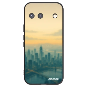 Picasee silikónový čierny obal pre Google Pixel 9 - Airplane mode