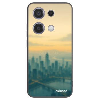Picasee silikónový čierny obal pre Xiaomi Redmi Note 14S - Airplane mode