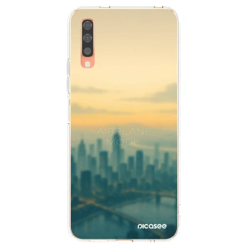 Picasee silikónový prehľadný obal pre Samsung Galaxy A70 A705F - Airplane mode