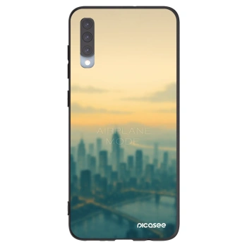 Picasee silikónový čierny obal pre Samsung Galaxy A70 A705F - Airplane mode