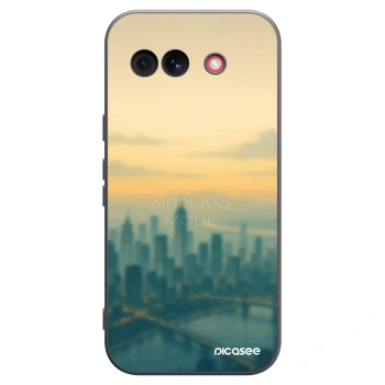 Picasee silikónový čierny obal pre Google Pixel 10a - Airplane mode