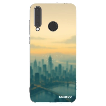 Picasee silikónový prehľadný obal pre Honor 20 Lite - Airplane mode