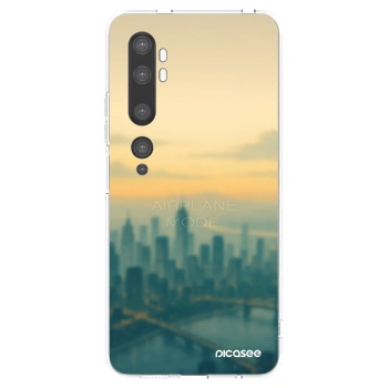 Picasee silikónový prehľadný obal pre Xiaomi Mi Note 10 (Pro) - Airplane mode