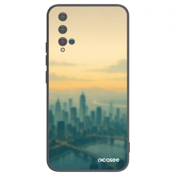 Picasee silikónový čierny obal pre Huawei Nova 5T - Airplane mode