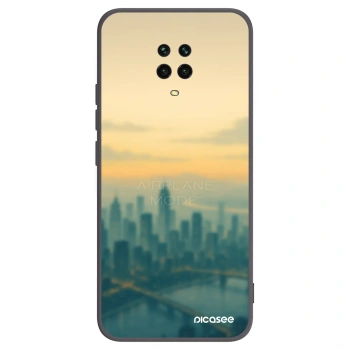 Picasee silikónový čierny obal pre Xiaomi Redmi Note 9 Pro - Airplane mode