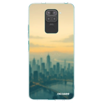 Picasee silikónový čierny obal pre Xiaomi Redmi Note 9 - Airplane mode