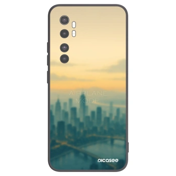 Picasee silikónový čierny obal pre Xiaomi Mi Note 10 Lite - Airplane mode