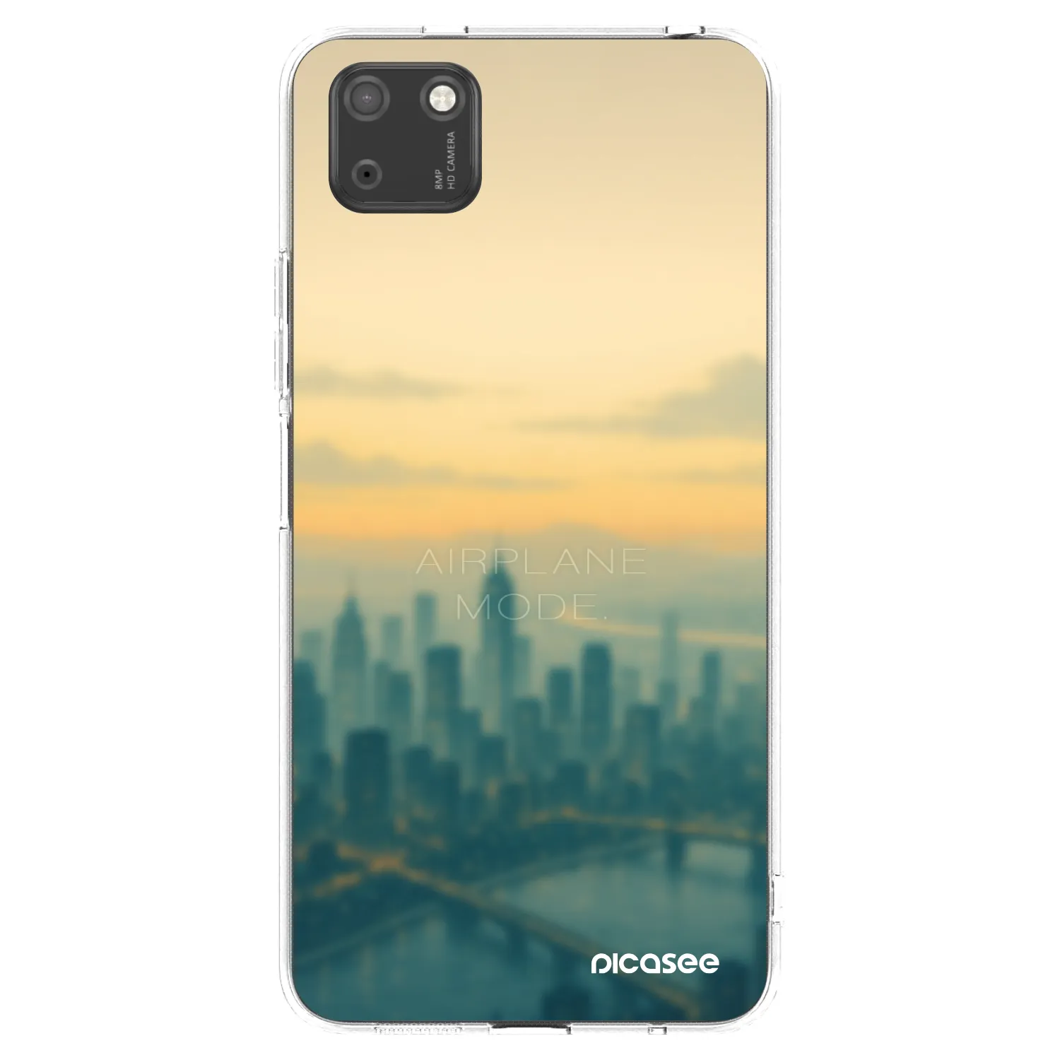 Picasee silikónový prehľadný obal pre Huawei Y5P - Airplane mode