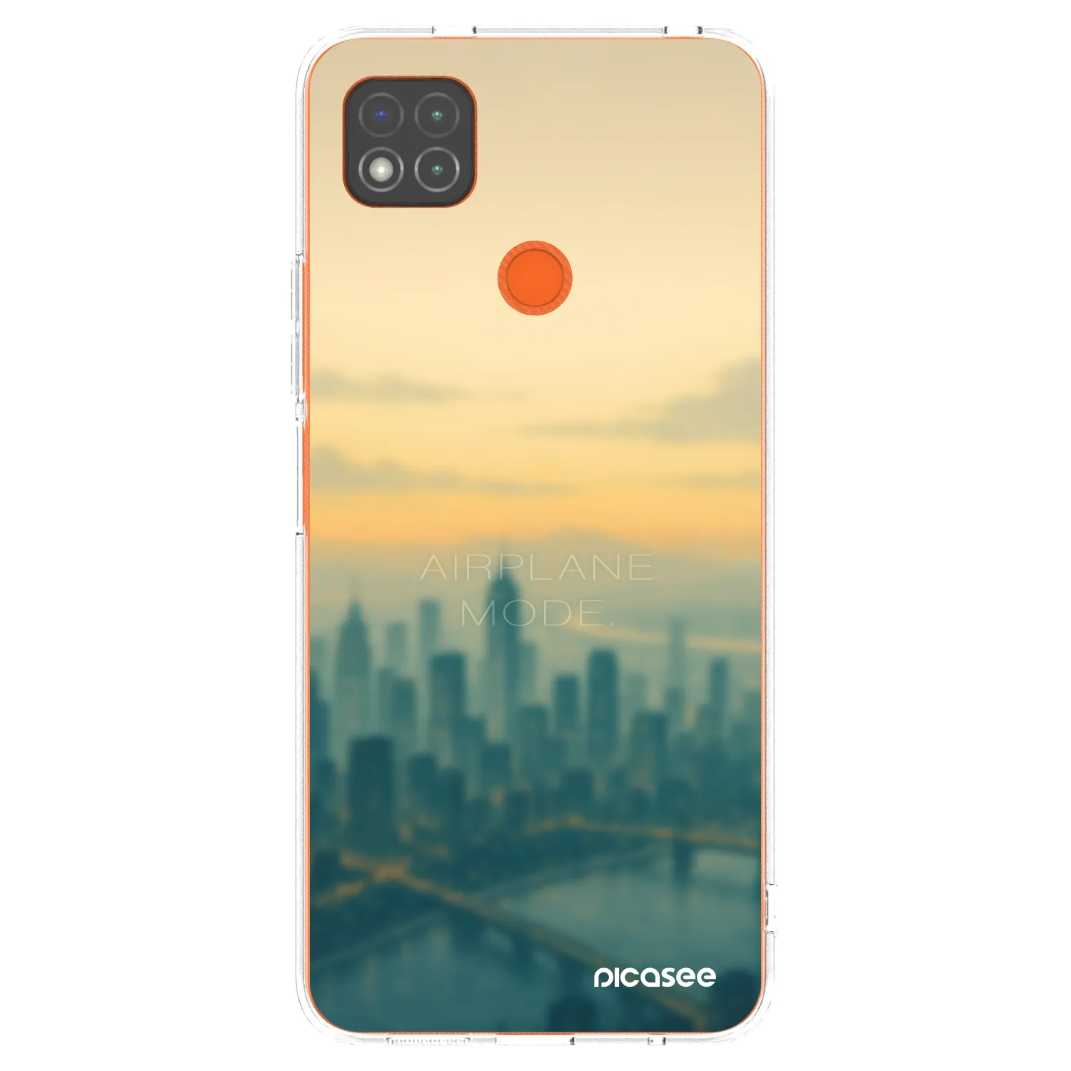 Picasee silikónový prehľadný obal pre Xiaomi Redmi 9C - Airplane mode