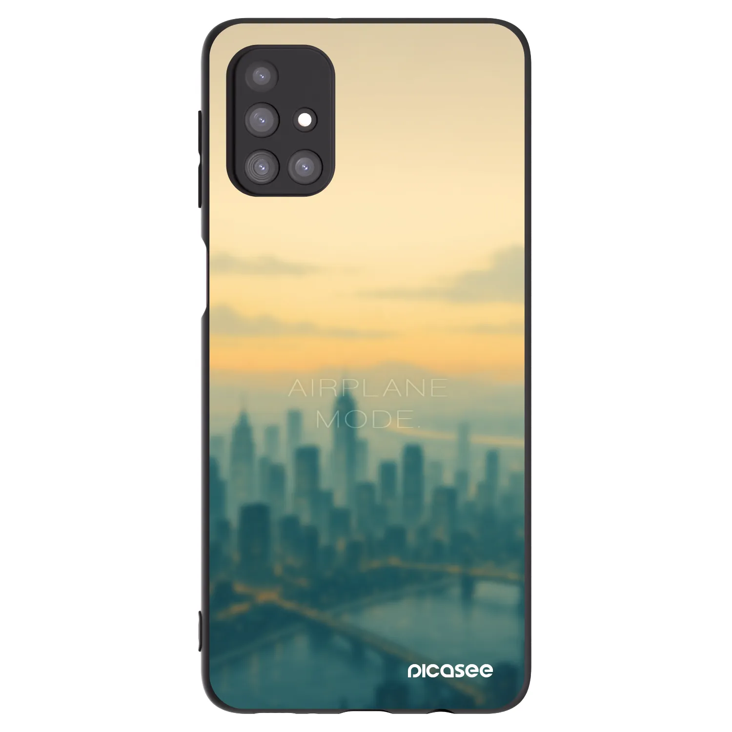 Picasee silikónový čierny obal pre Samsung Galaxy M31s - Airplane mode