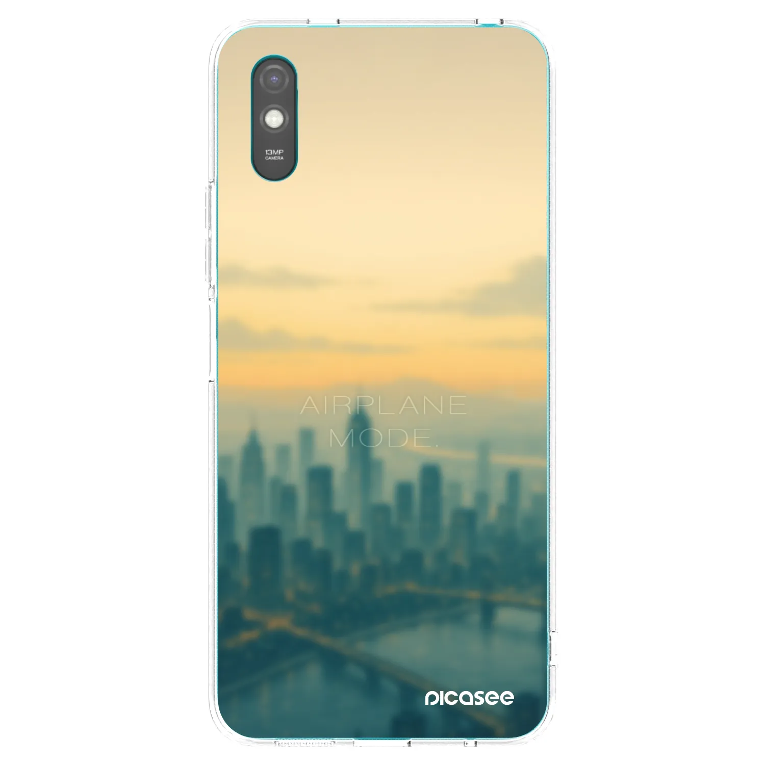 Picasee silikónový prehľadný obal pre Xiaomi Redmi 9A - Airplane mode