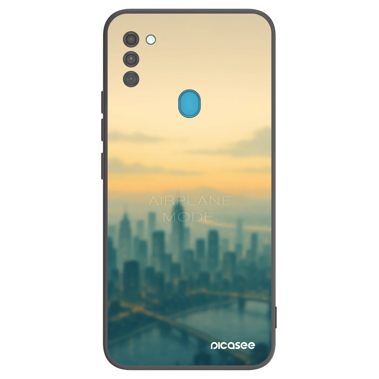 Picasee silikónový čierny obal pre Samsung Galaxy M11 - Airplane mode