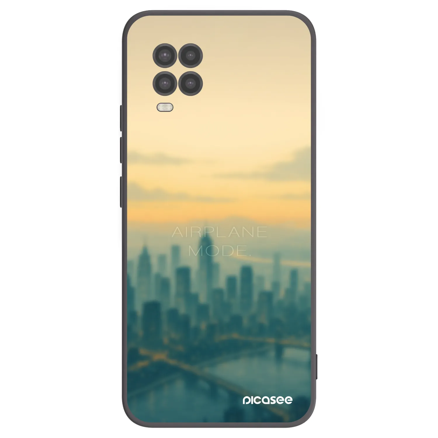 Picasee silikónový čierny obal pre Xiaomi Mi 10 Lite - Airplane mode