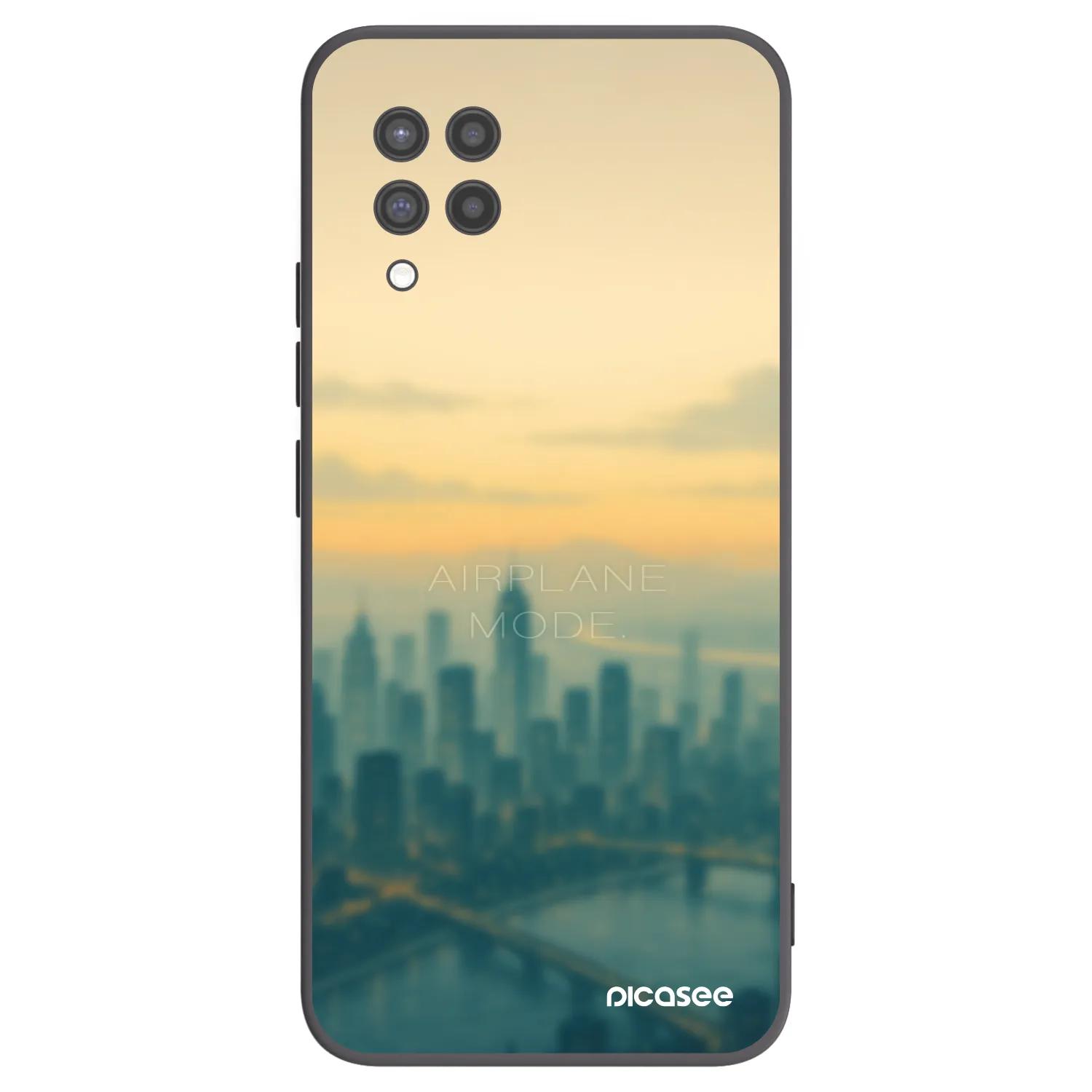 Picasee silikónový čierny obal pre Samsung Galaxy A42 A426B - Airplane mode
