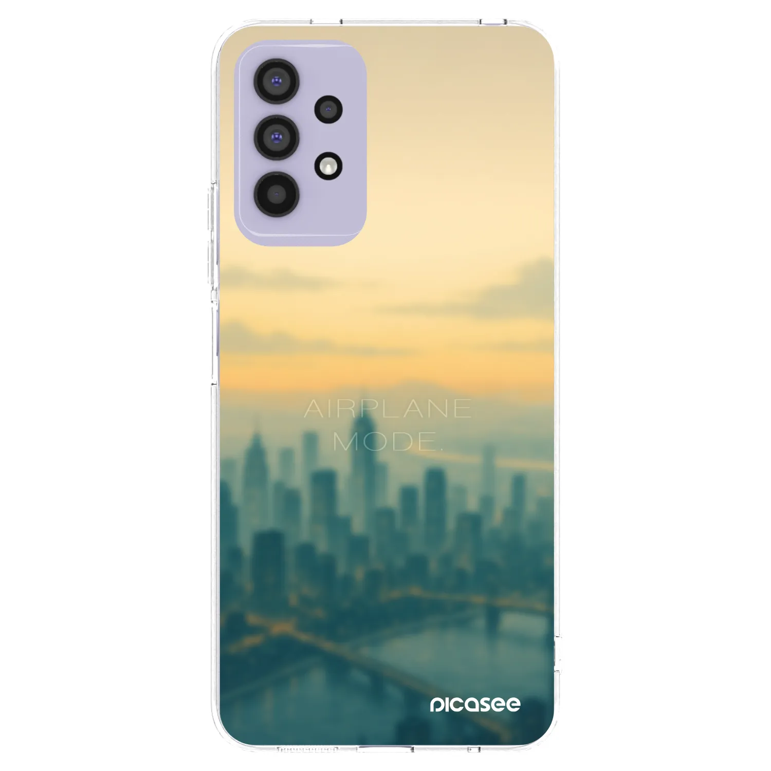 Picasee silikónový prehľadný obal pre Samsung Galaxy A32 4G SM-A325F - Airplane mode
