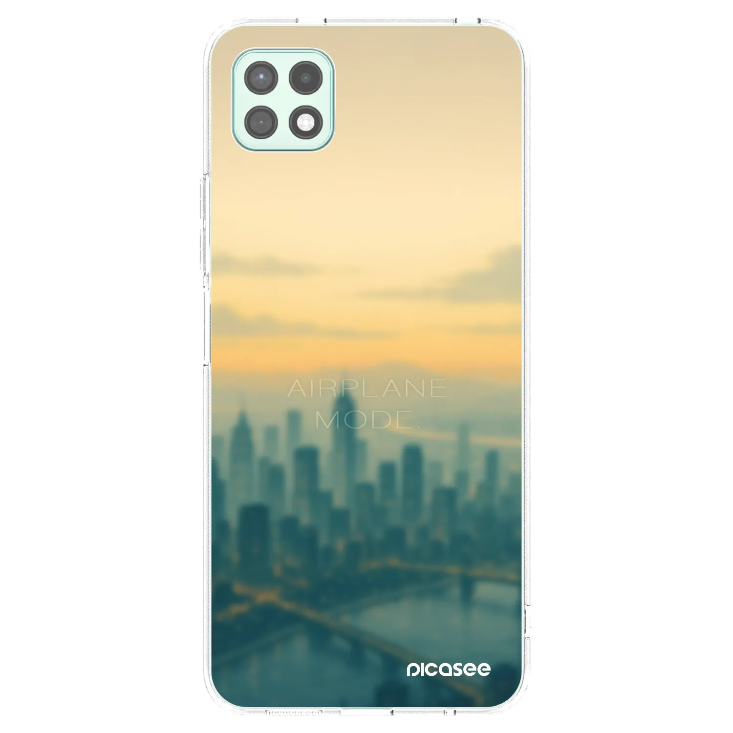 Picasee silikónový prehľadný obal pre Samsung Galaxy A22 A226B 5G - Airplane mode