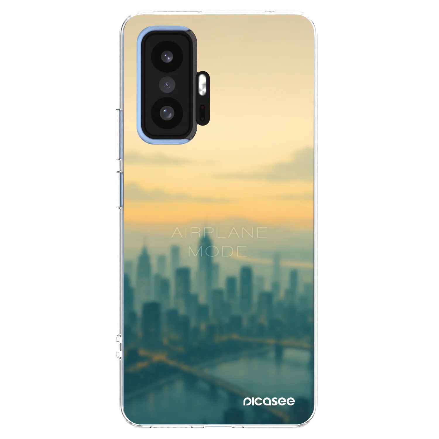 Picasee silikónový prehľadný obal pre Xiaomi 11T - Airplane mode