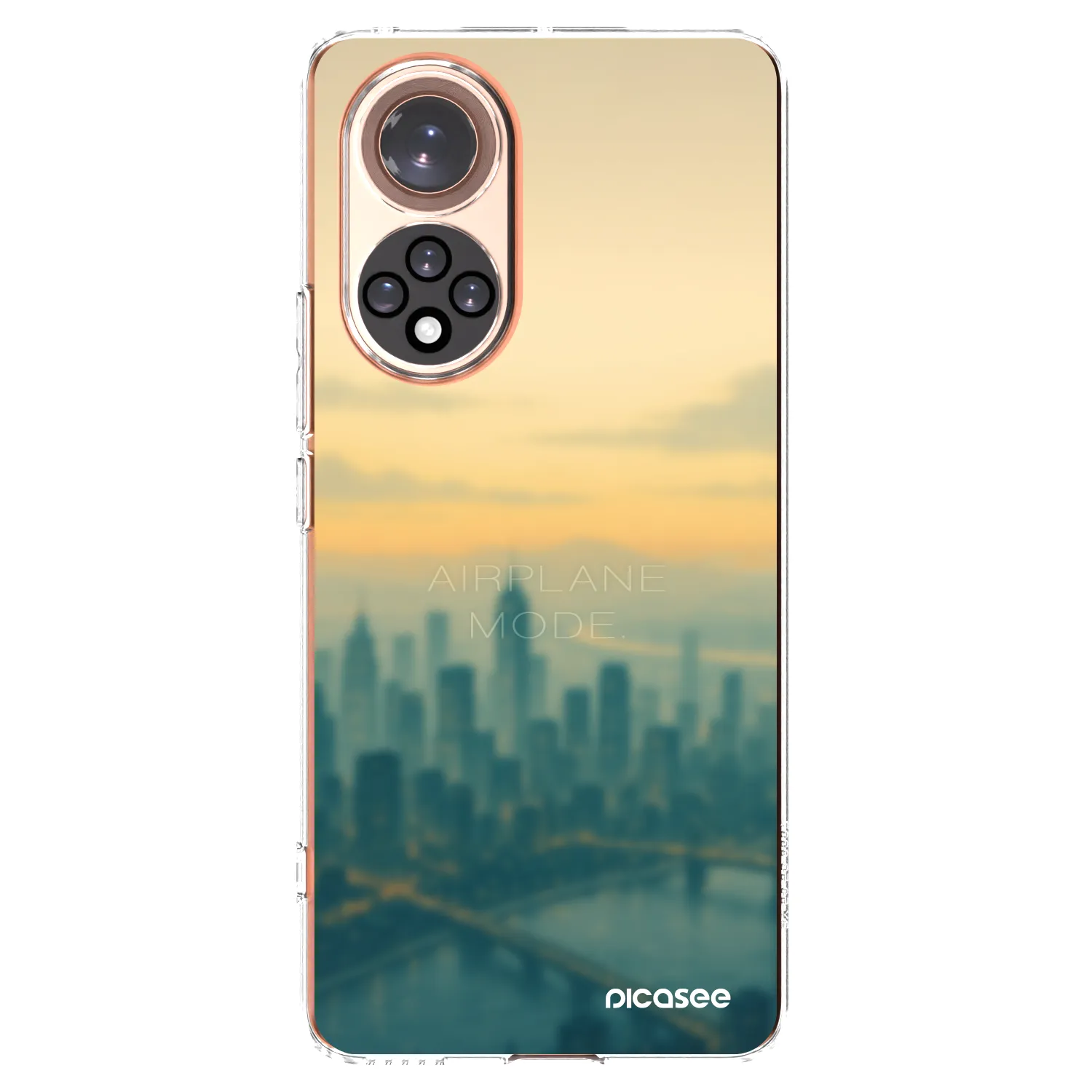 Picasee silikónový prehľadný obal pre Honor 50 5G - Airplane mode