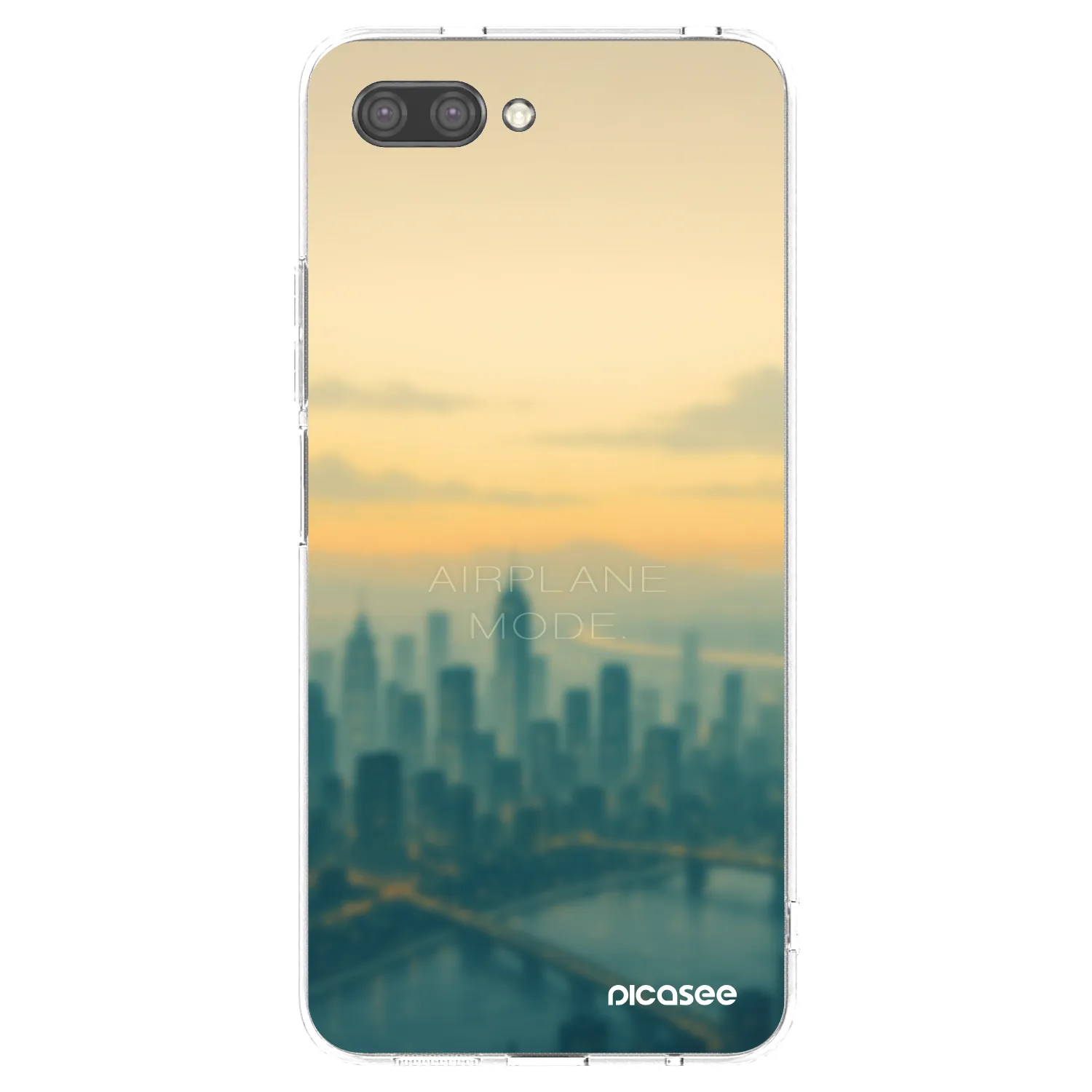 Picasee silikónový prehľadný obal pre Honor 10 - Airplane mode