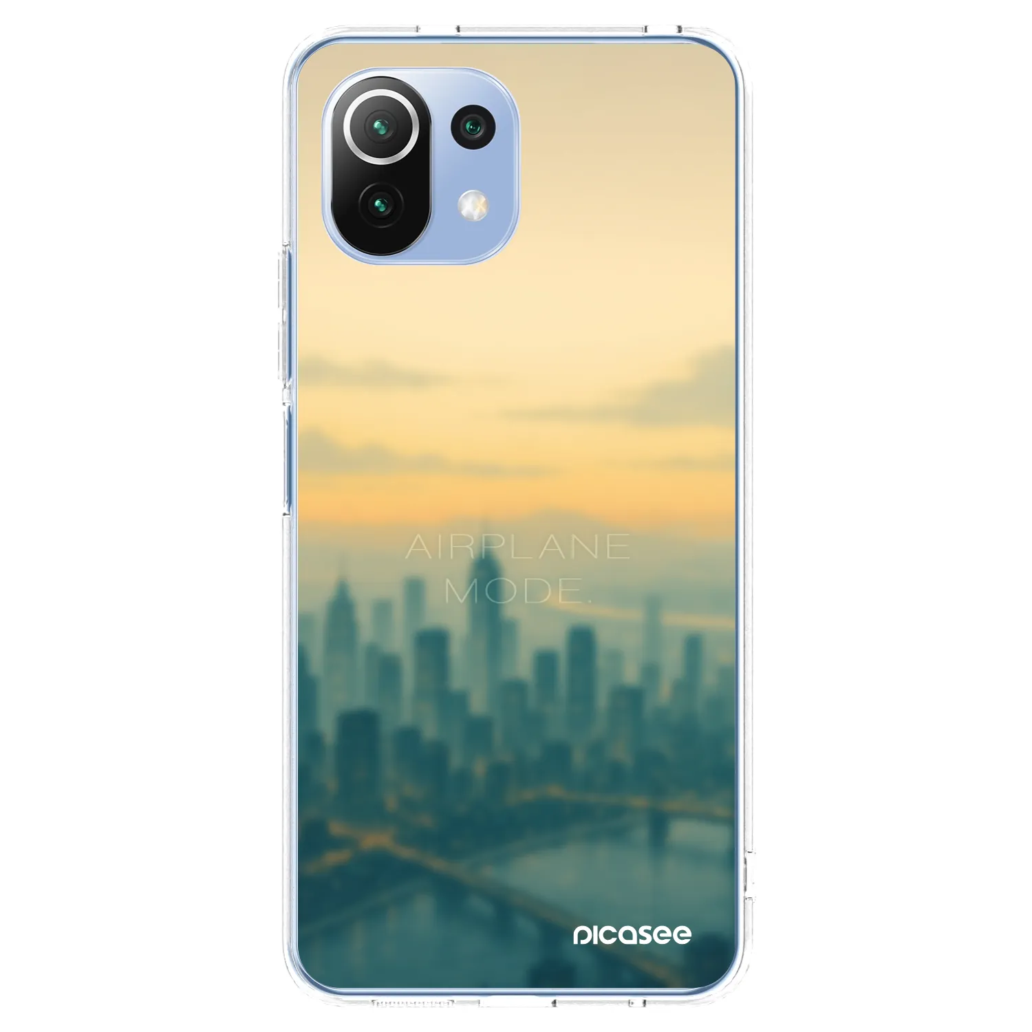 Picasee silikónový prehľadný obal pre Xiaomi 11 Lite 5G NE - Airplane mode