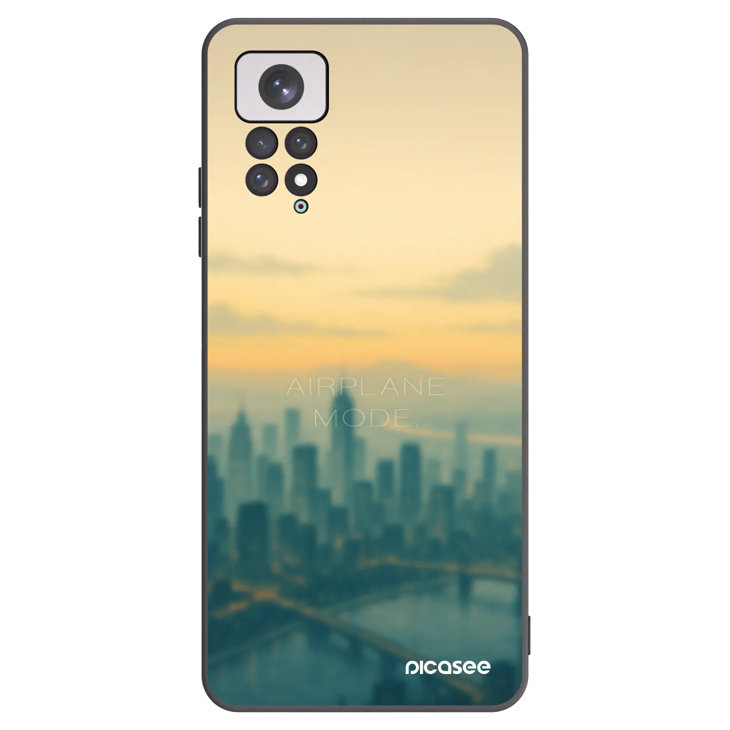 Picasee silikónový čierny obal pre Xiaomi Redmi Note 11 - Airplane mode
