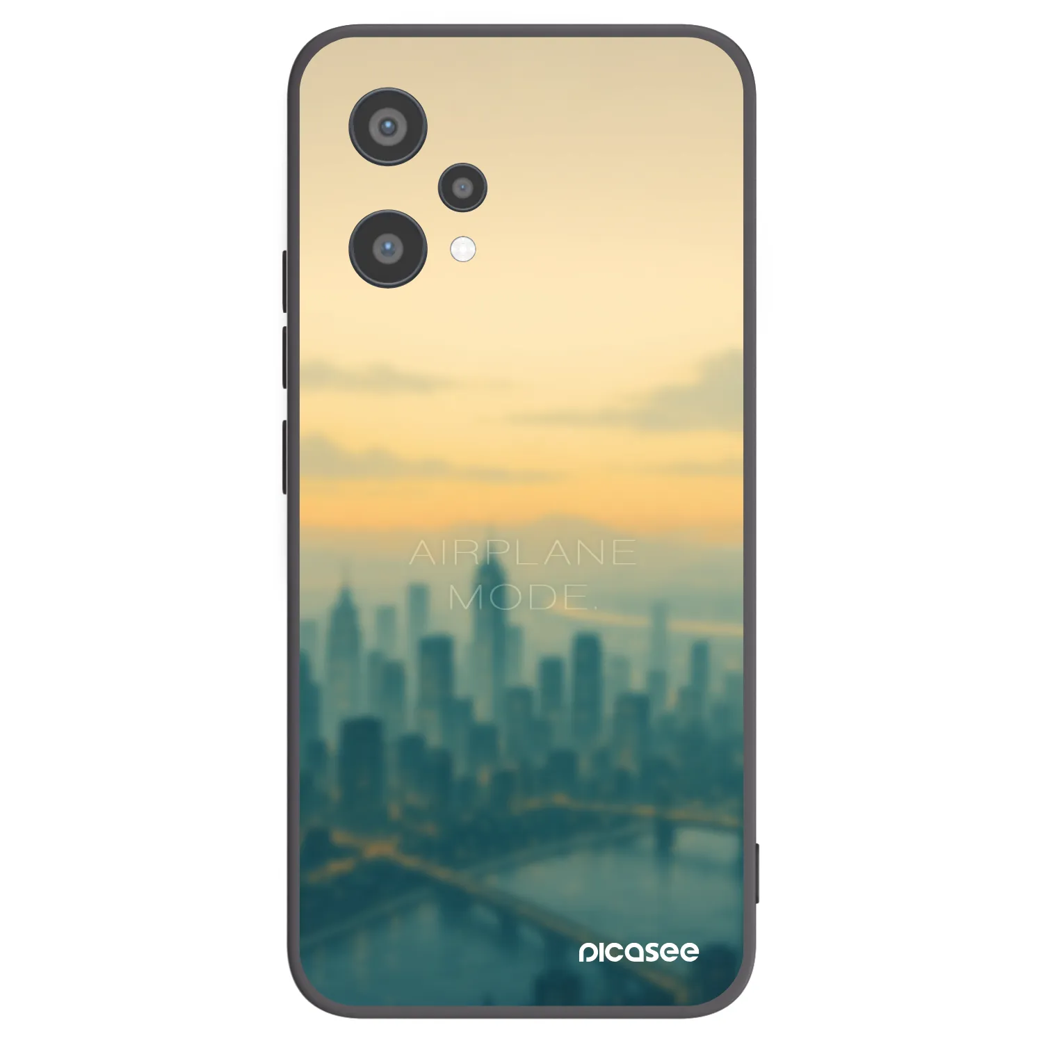 Picasee silikónový čierny obal pre Realme 9 Pro 5G - Airplane mode