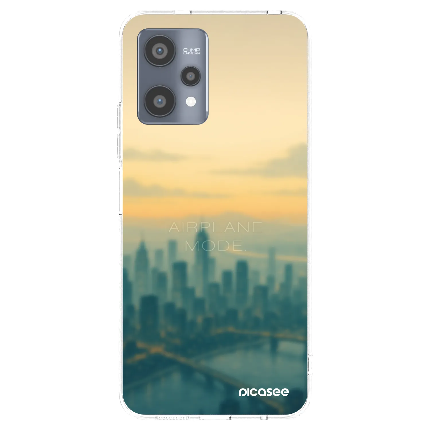 Picasee silikónový prehľadný obal pre Realme 9 Pro 5G - Airplane mode