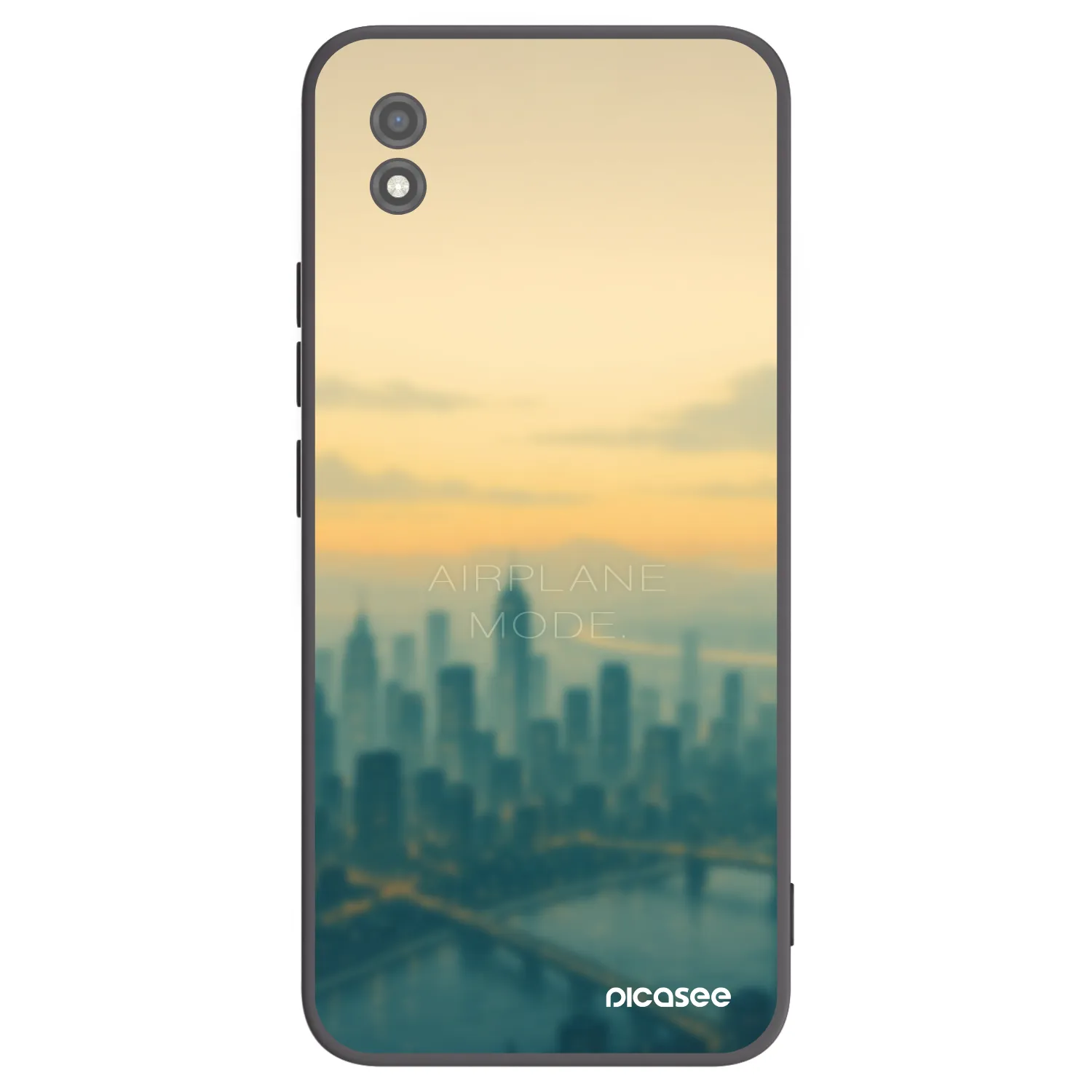 Picasee silikónový čierny obal pre Realme C11 (2021) - Airplane mode
