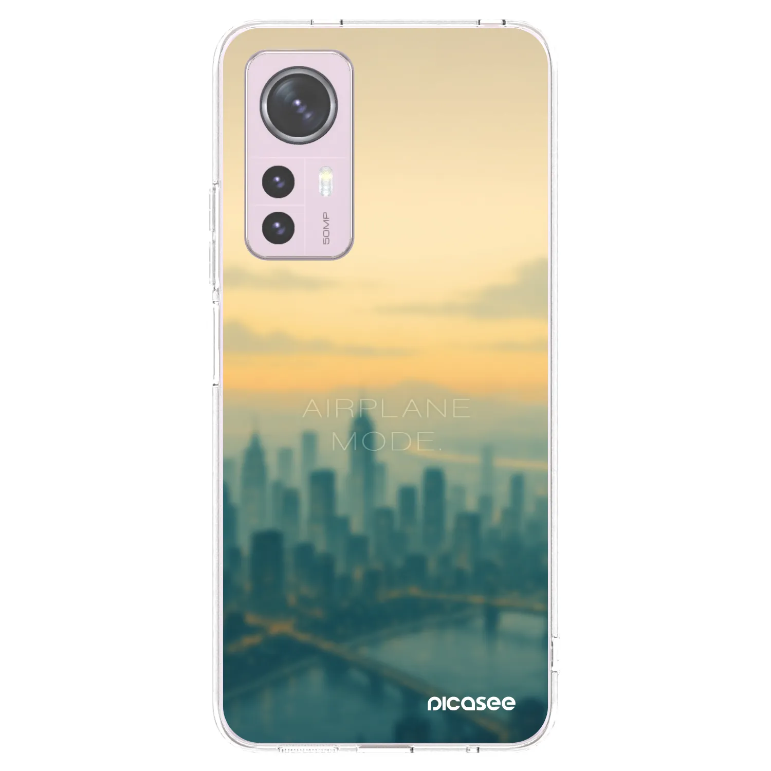 Picasee silikónový prehľadný obal pre Xiaomi 12 - Airplane mode
