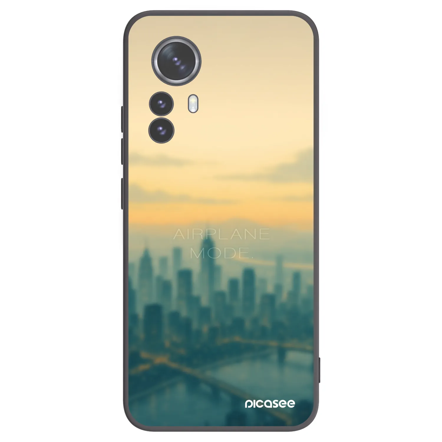 Picasee silikónový čierny obal pre Xiaomi 12 Pro - Airplane mode