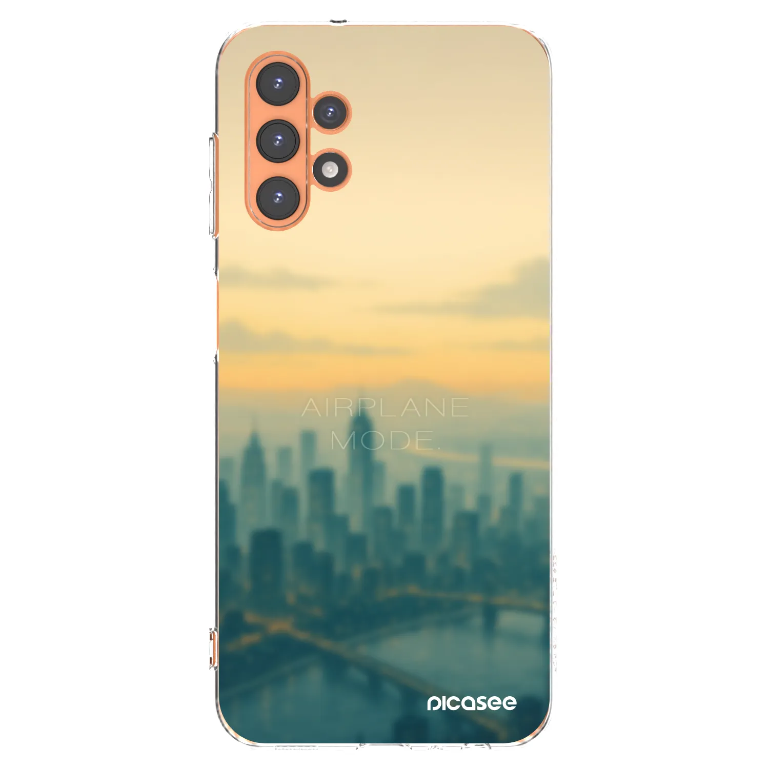 Picasee silikónový prehľadný obal pre Samsung Galaxy A13 4G A135 - Airplane mode
