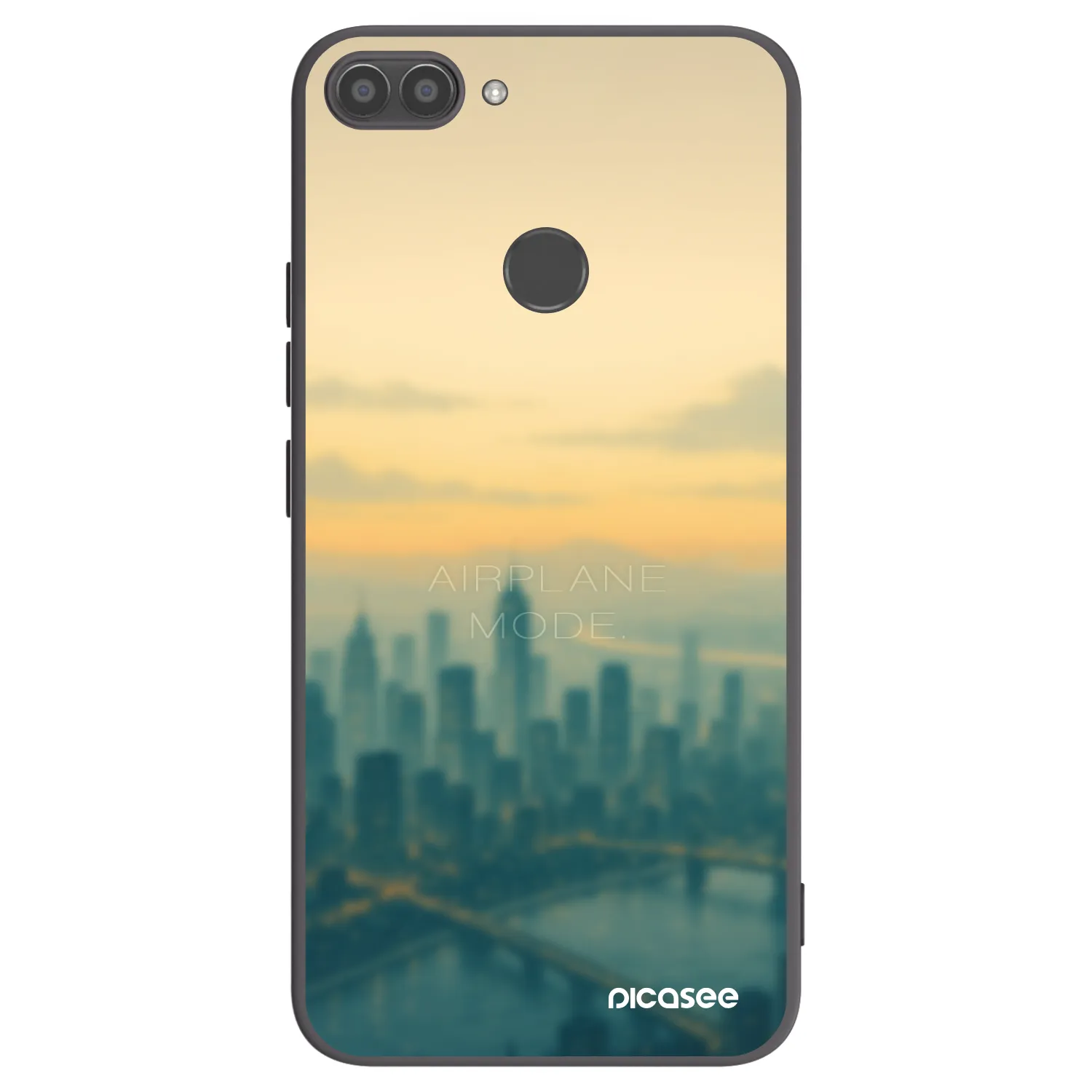 Picasee silikónový čierny obal pre Huawei P Smart - Airplane mode