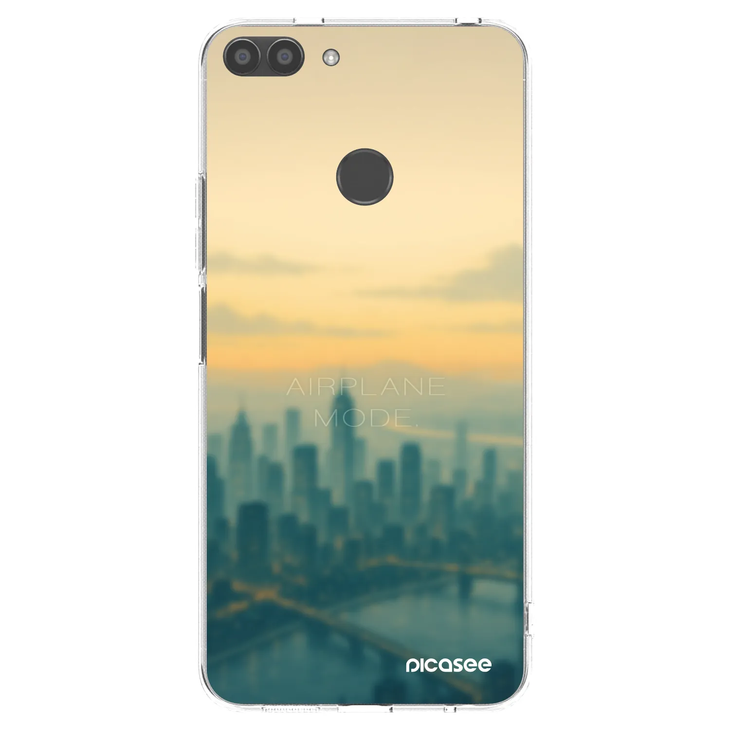 Picasee silikónový prehľadný obal pre Huawei P Smart - Airplane mode