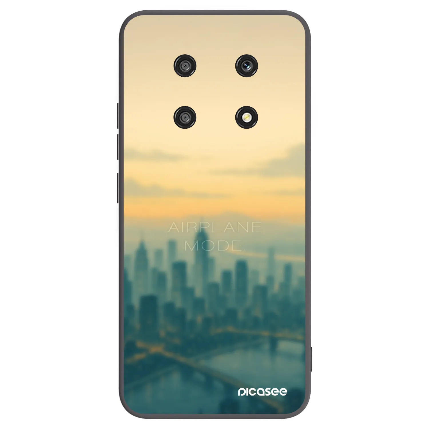Picasee silikónový čierny obal pre Honor Magic4 Lite 5G - Airplane mode