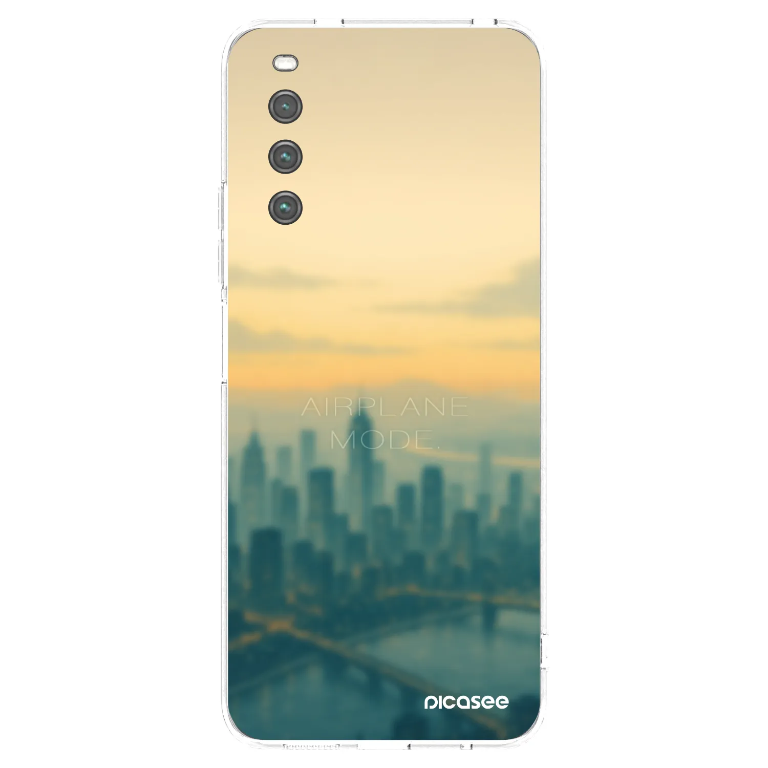 Picasee silikónový prehľadný obal pre Sony Xperia 10 IV 5G - Airplane mode