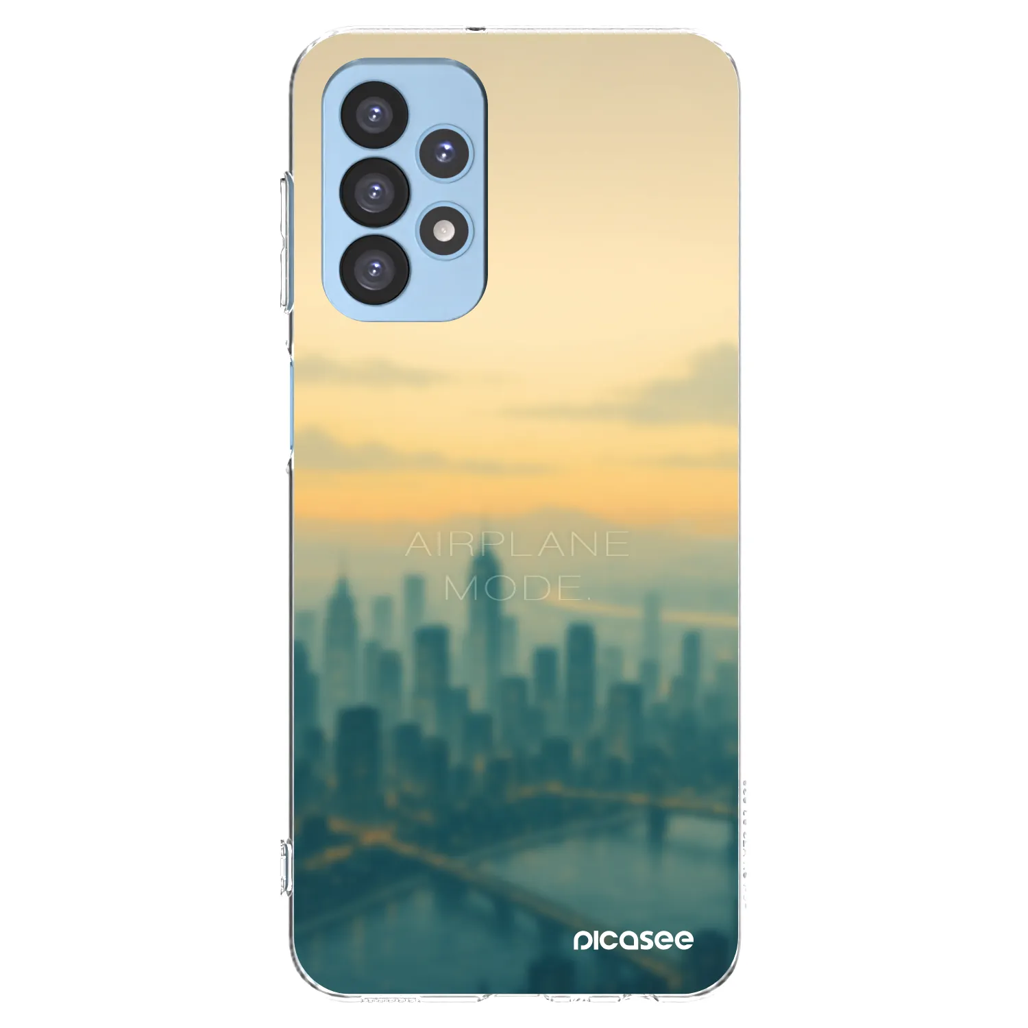 Picasee silikónový prehľadný obal pre Samsung Galaxy A23 A235F 4G - Airplane mode