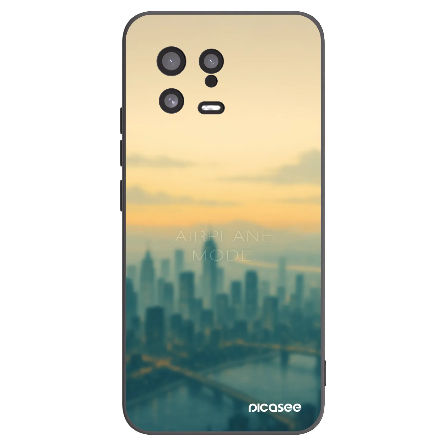Silikónový čierny obal pre Xiaomi 13 - Airplane mode