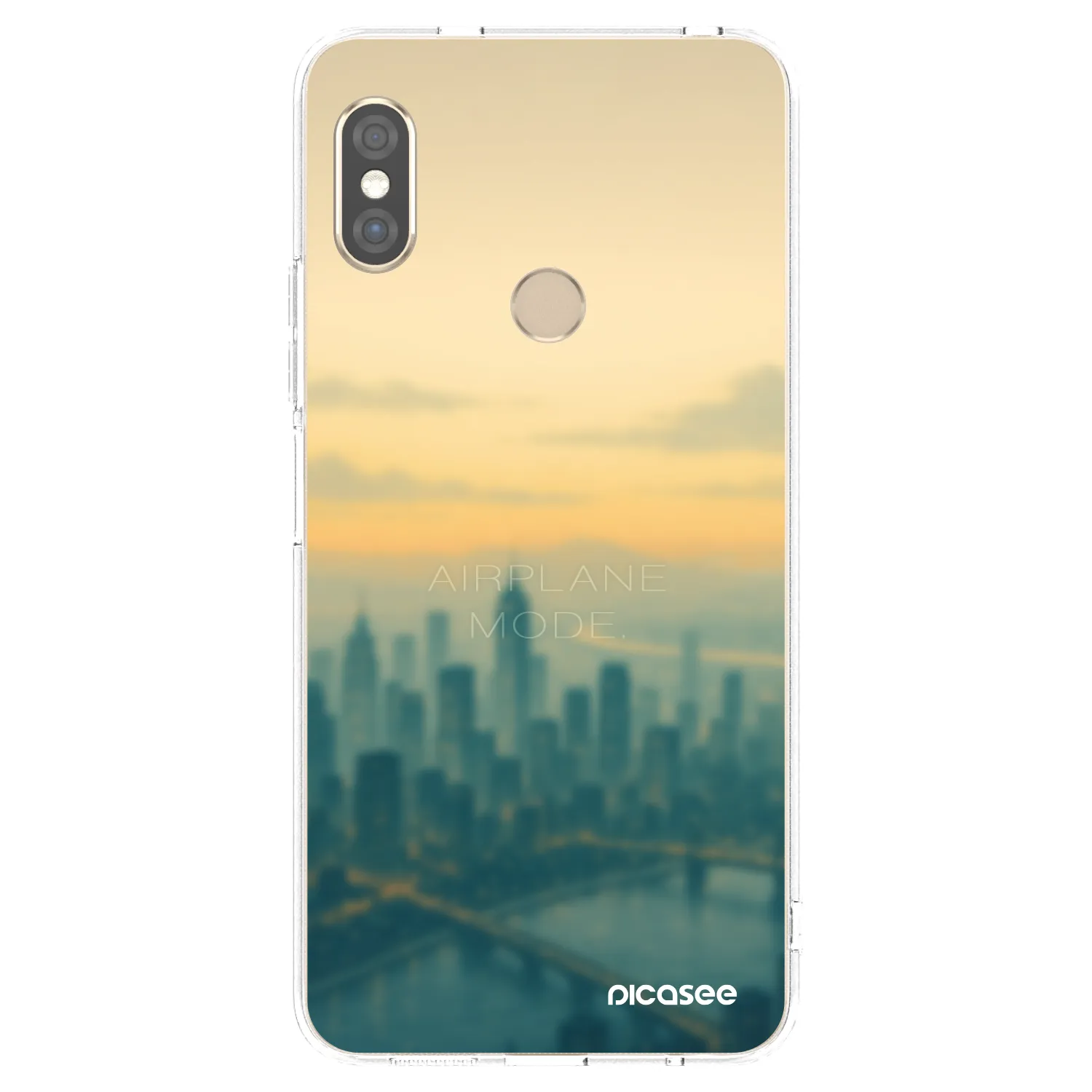 Silikónový prehľadný obal pre Xiaomi Redmi Note 5 Global - Airplane mode