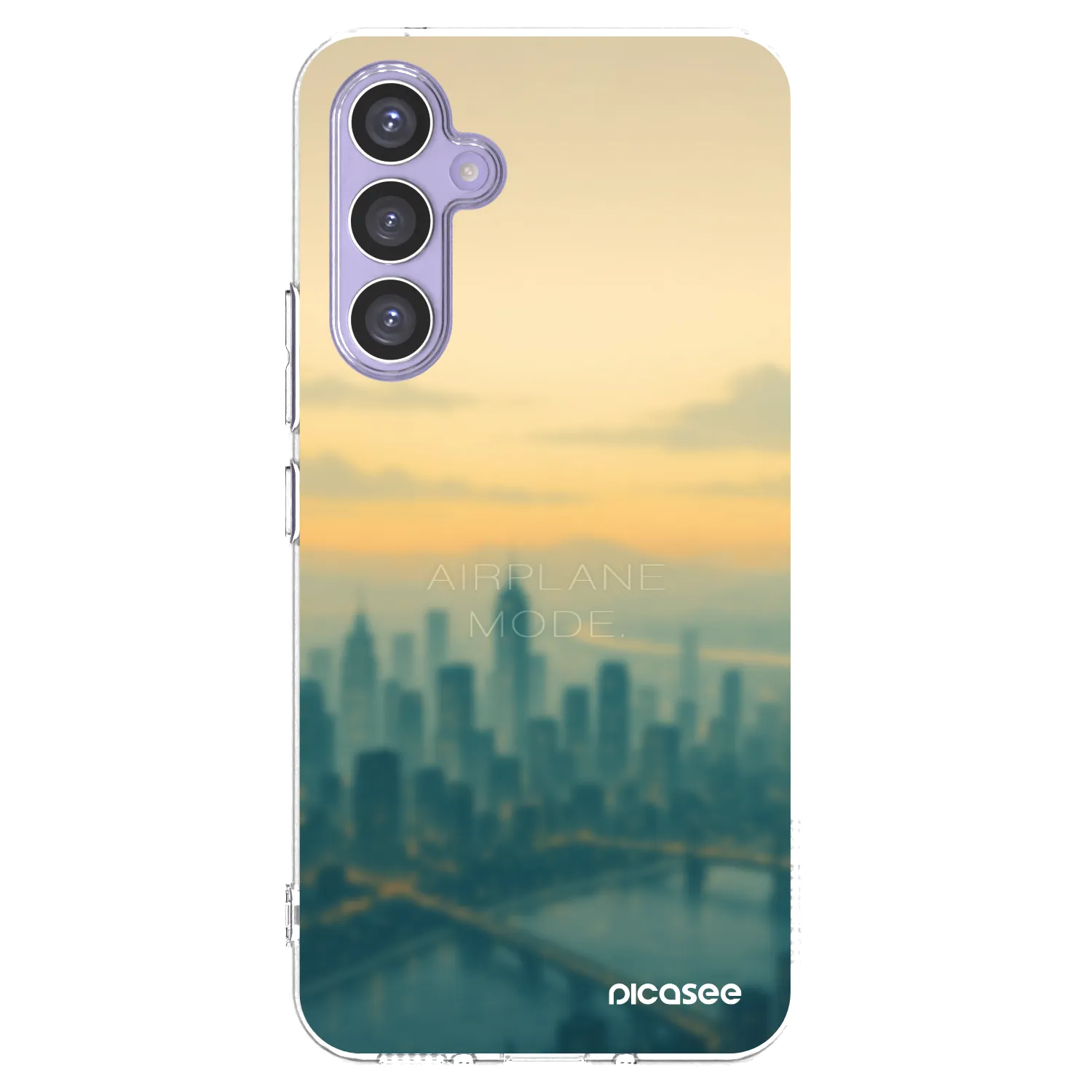 Picasee silikónový prehľadný obal pre Samsung Galaxy A54 5G A546B - Airplane mode