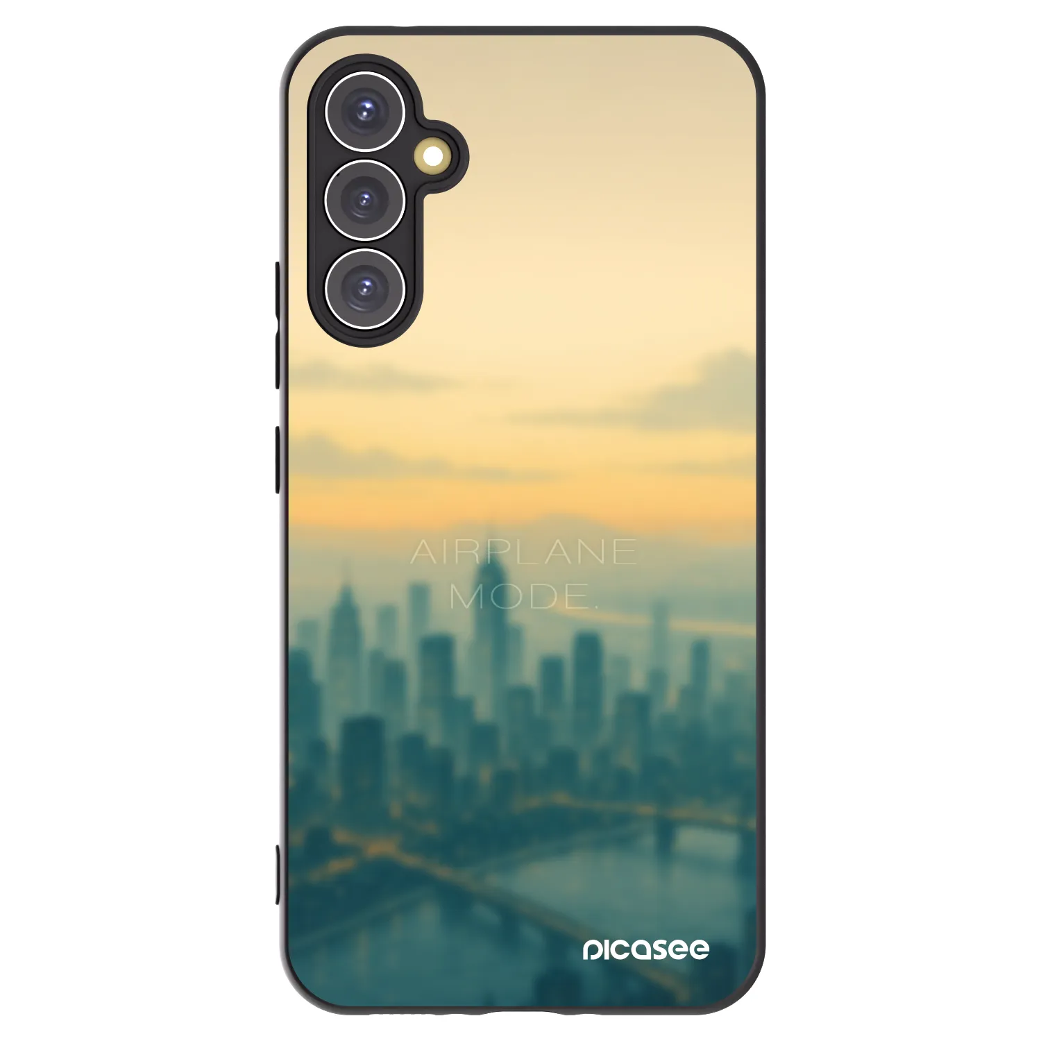 Picasee silikónový čierny obal pre Samsung Galaxy A34 5G A346B - Airplane mode