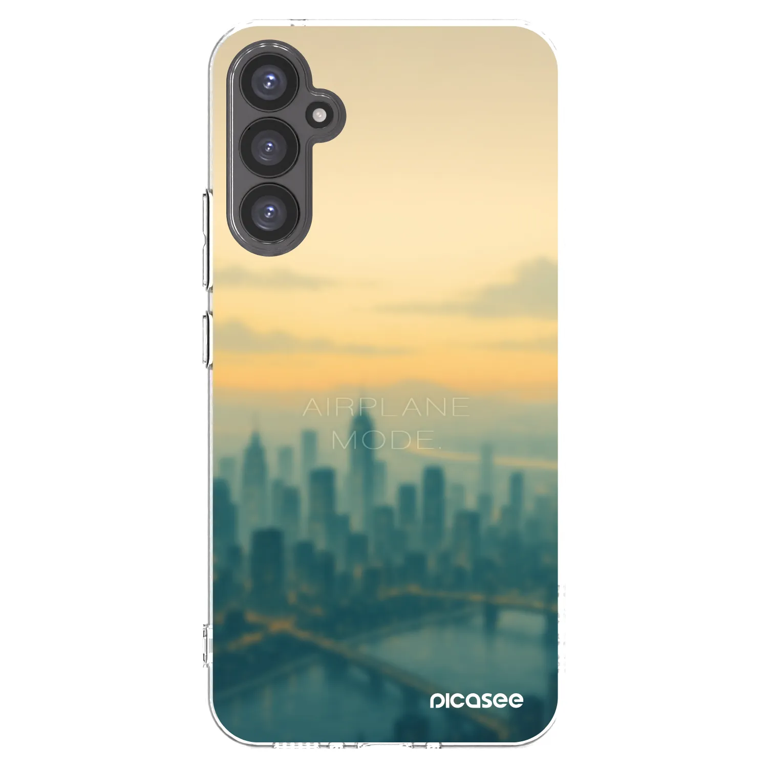 Picasee silikónový prehľadný obal pre Samsung Galaxy A34 5G A346B - Airplane mode