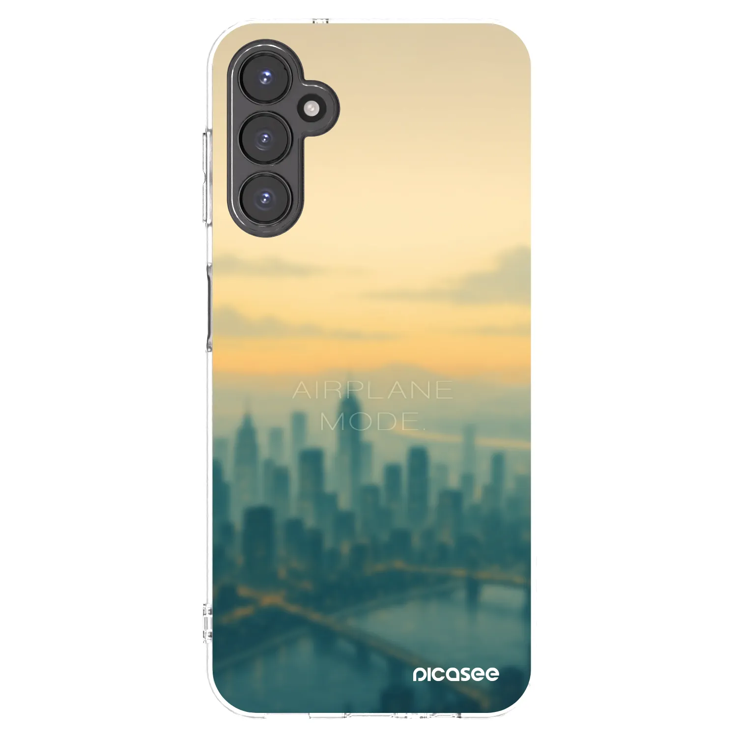 Picasee silikónový prehľadný obal pre Samsung Galaxy A14 4G A145R - Airplane mode