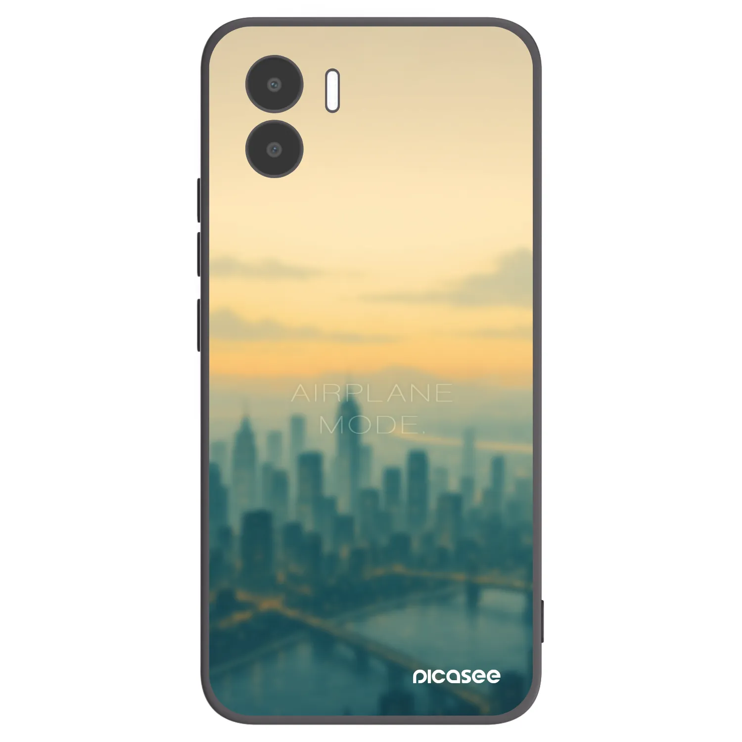 Picasee silikónový čierny obal pre Xiaomi Redmi A2 - Airplane mode