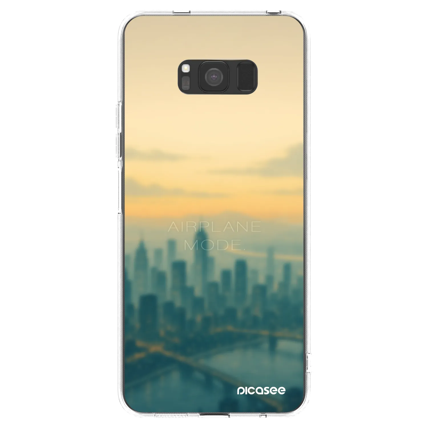 Picasee silikónový prehľadný obal pre Samsung Galaxy S8 G950F - Airplane mode