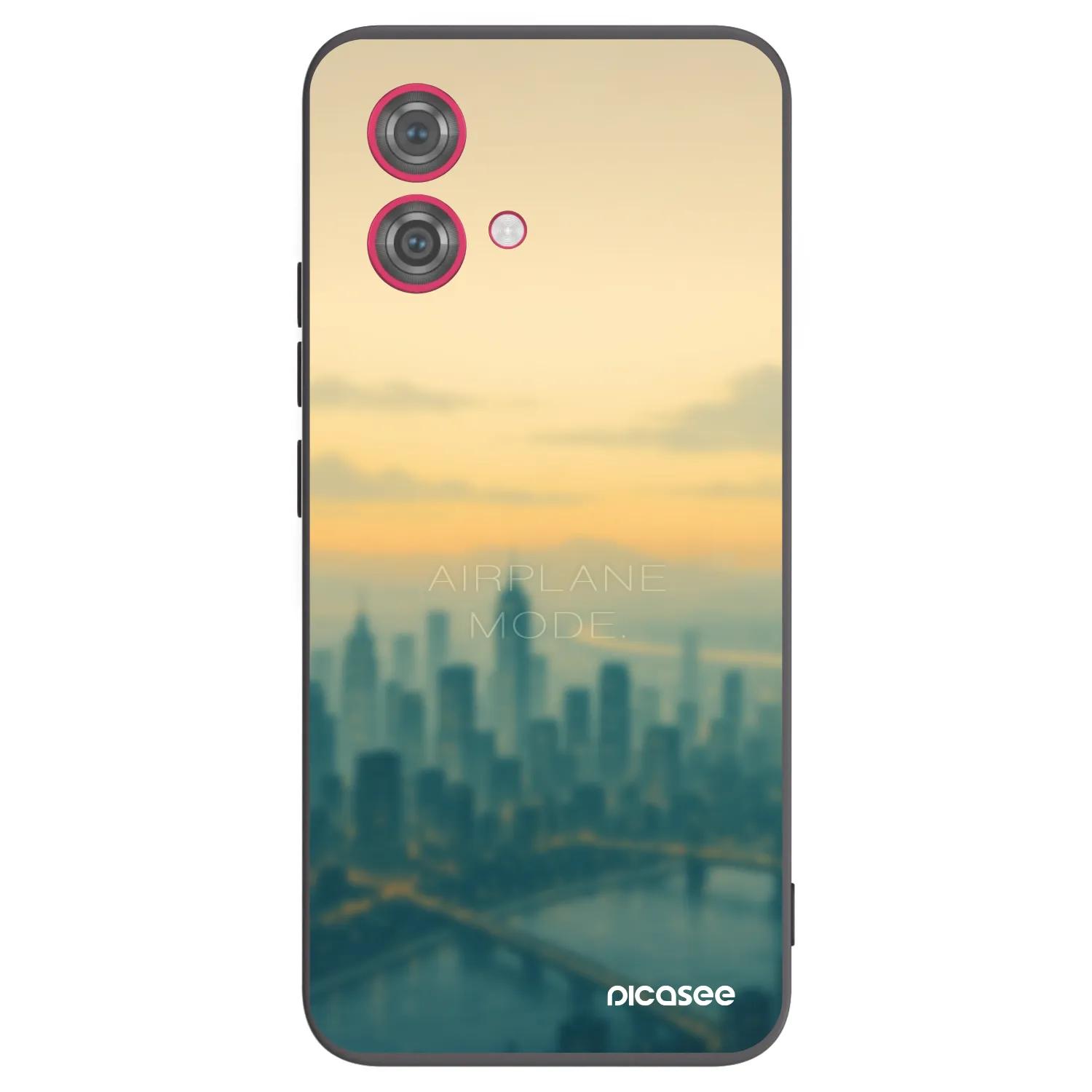 Silikónový čierny obal pre Motorola Moto G84 5G - Airplane mode