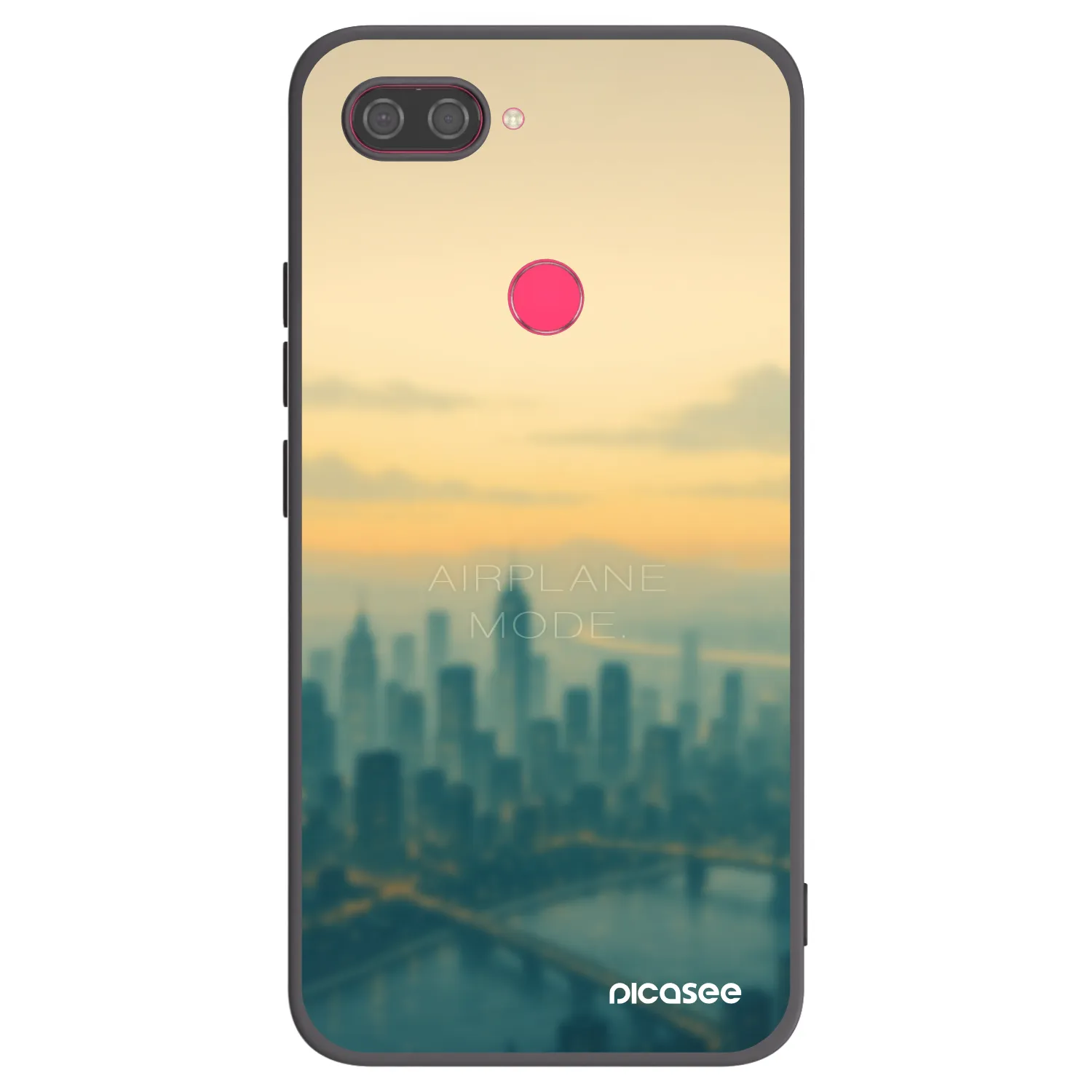 Picasee silikónový čierny obal pre Xiaomi Mi 8 Lite - Airplane mode