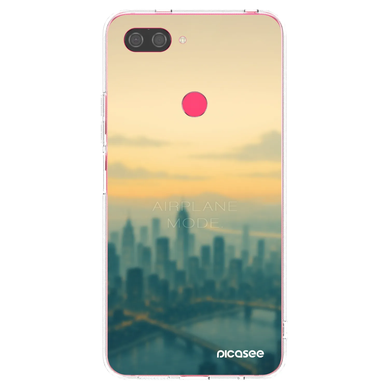 Picasee silikónový prehľadný obal pre Xiaomi Mi 8 Lite - Airplane mode