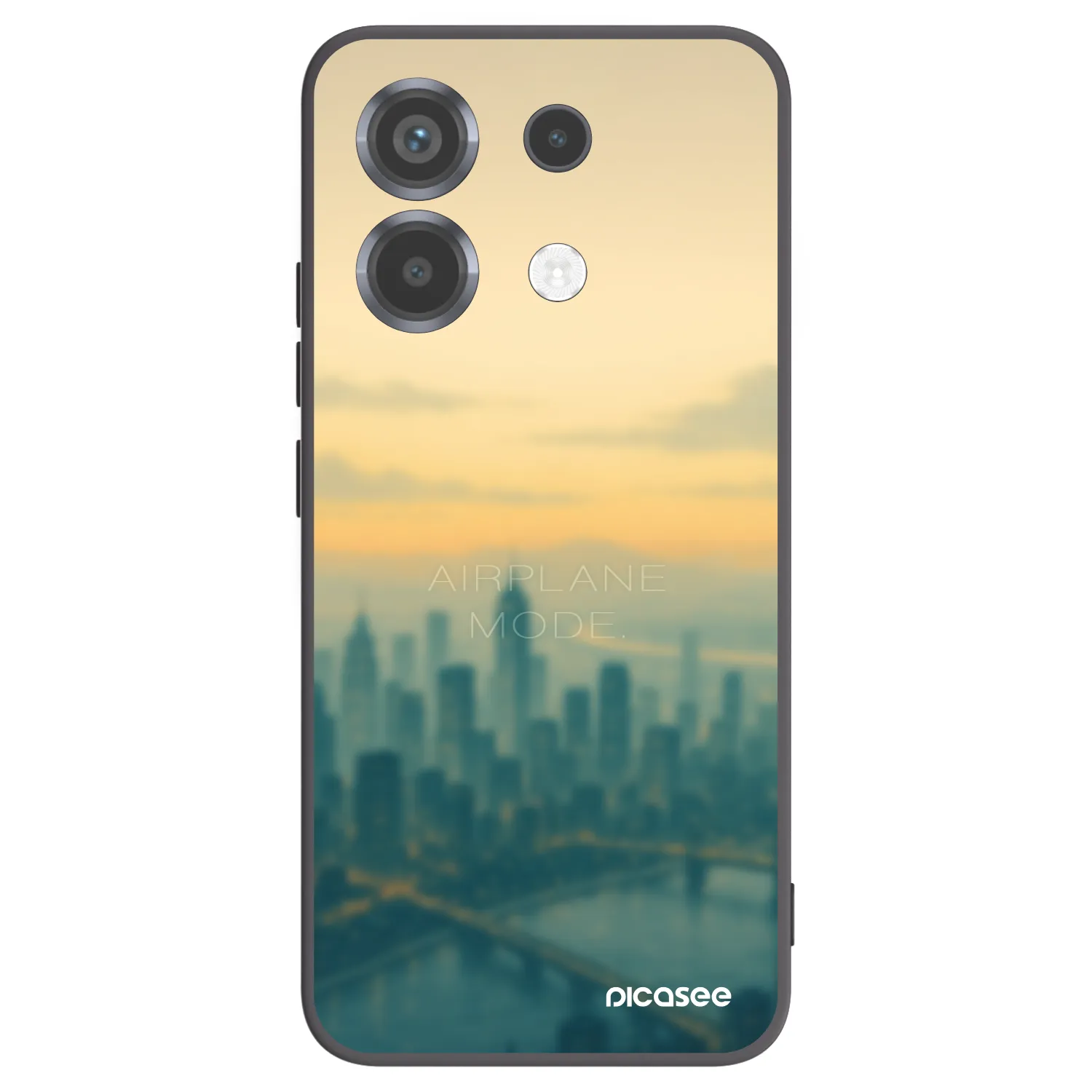 Picasee silikónový čierny obal pre Xiaomi Poco X6 - Airplane mode
